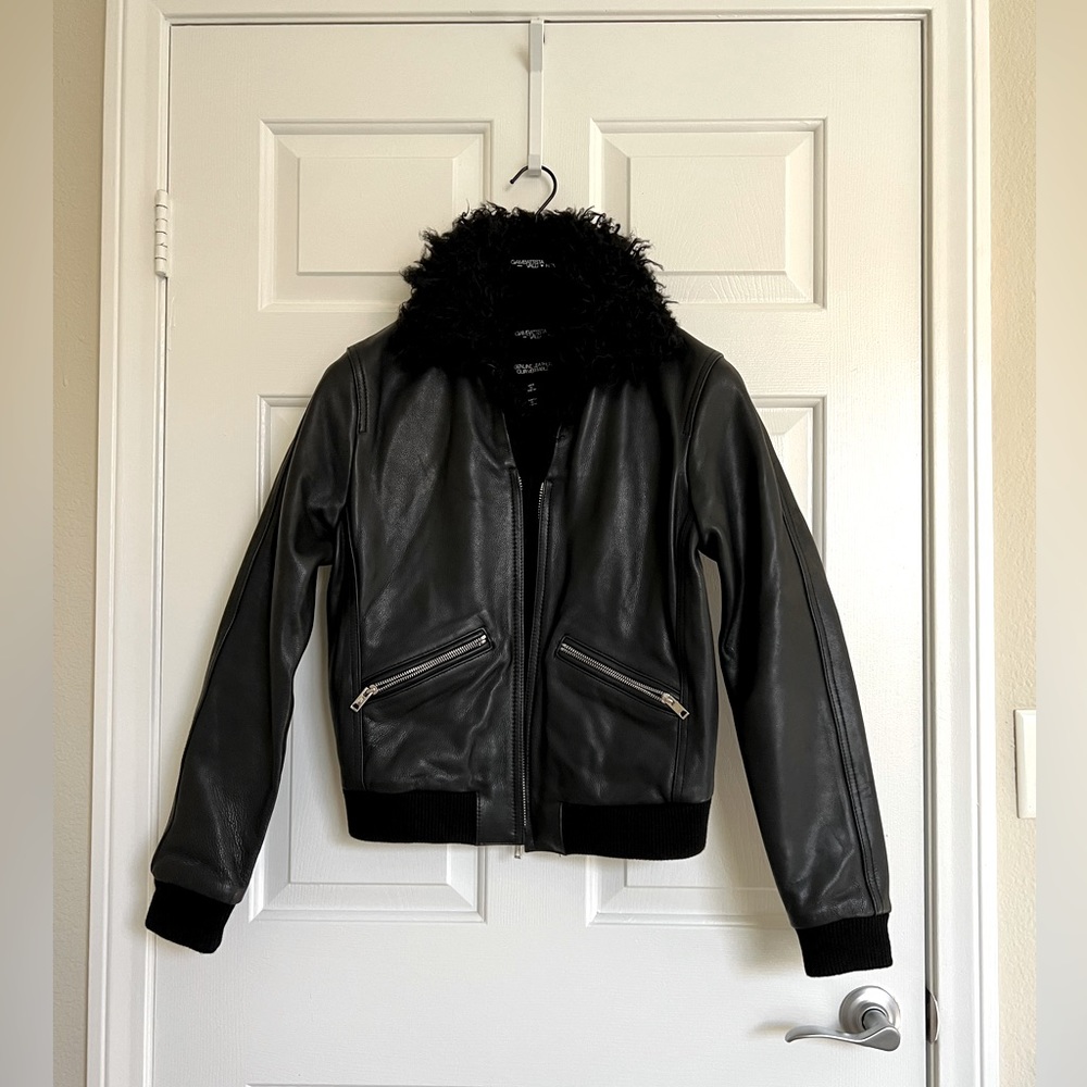 Giambattista Valli x H&M Collab Genuine Leather Jacket Size XS-S